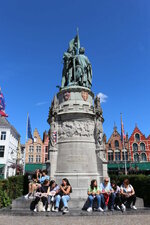 Belgie-Brugge ''Marktplein-Jan Breydel'' (1).JPG