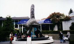 Canada-Britisch Columbia ''Vancouver Aquarium'' Orca Standbeeld (1).jpg