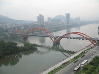 China-Jiande City ''Zicht vanuit hotelkamer'' (1).JPG
