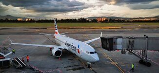 Colombia-Bogota ''Flughafen El Dorado-American Airlines'' (3).jpg