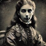 DALL·E 2024-10-16 20.13.13 - An old, vintage portrait of the unfortunate daughter of the Hohen...jpg