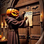 DALL·E 2024-10-31 17.53.36 - A Halloween-themed scene depicting Martin Luther with a pumpkin h...jpg