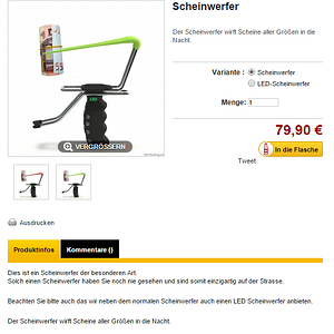 Scheinwerfer