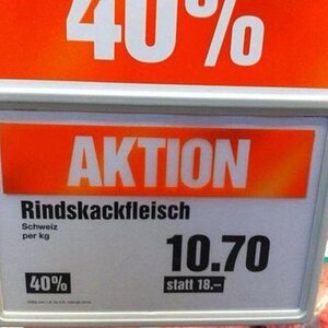 Rindskackfleisch